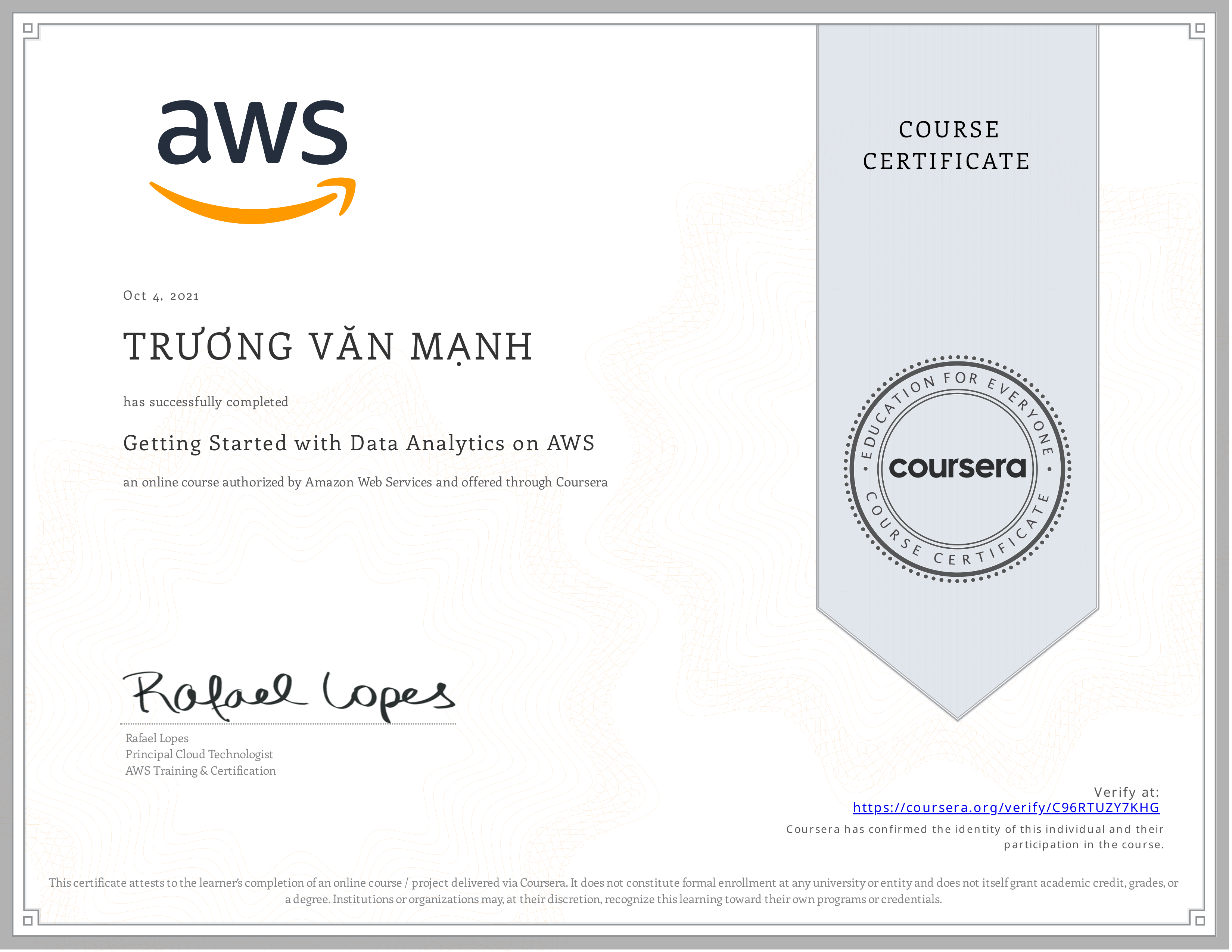 Getting Started with Data Analytics on AWS